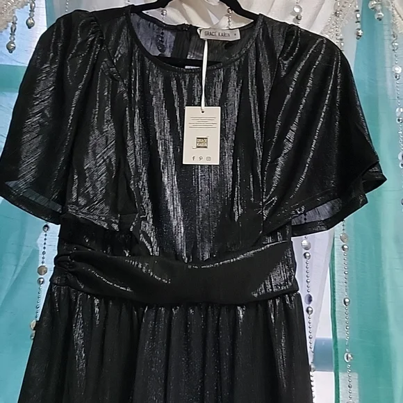 Grace karin dresses casual color black size M New elegant - Picture 8 of 15